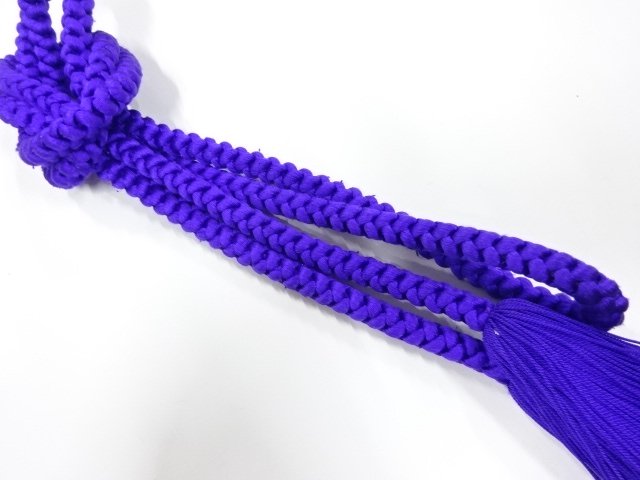 JAPANESE KIMONO / HAND-TIED OBIJIME
